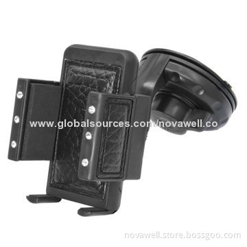 Car Universal Holder with Leather Lining, 40 to 92mm Width, OEM and ODM Orders Welcomed